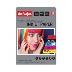 Papier fotograficzny błyszczący Activejet AP6-260GR100 - 10 x 15, 100szt